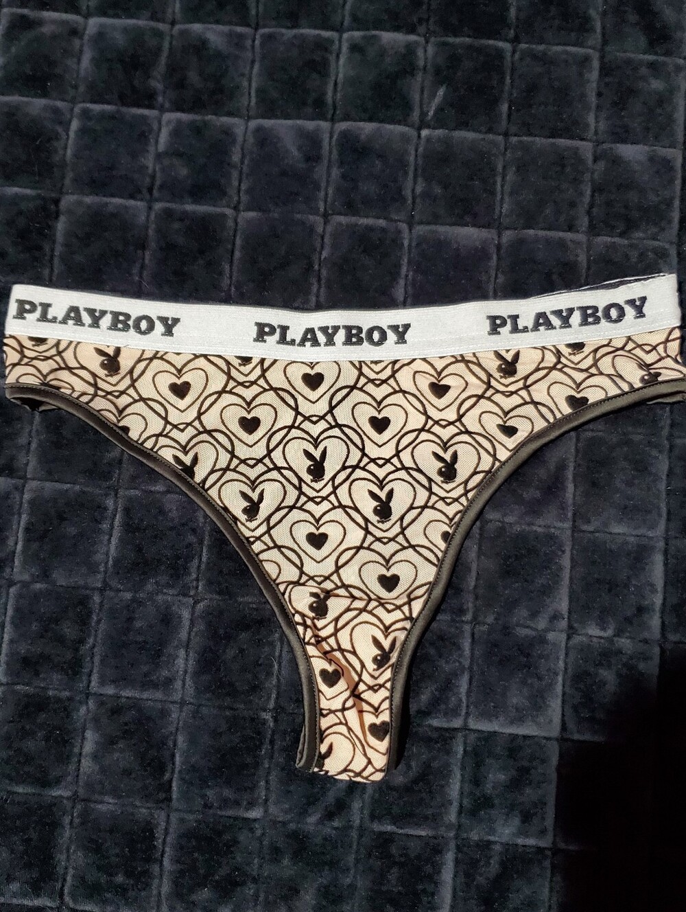 Playboy Heart Thong Small